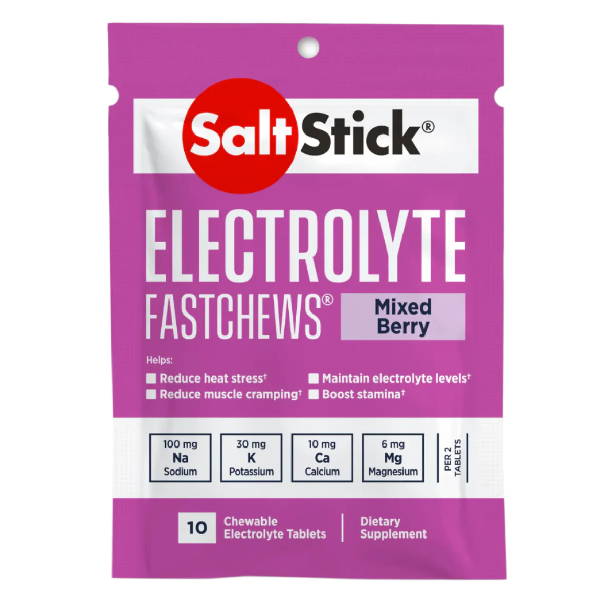 SaltStick - Electrolyte FastChews Sachet - Mixed Berry