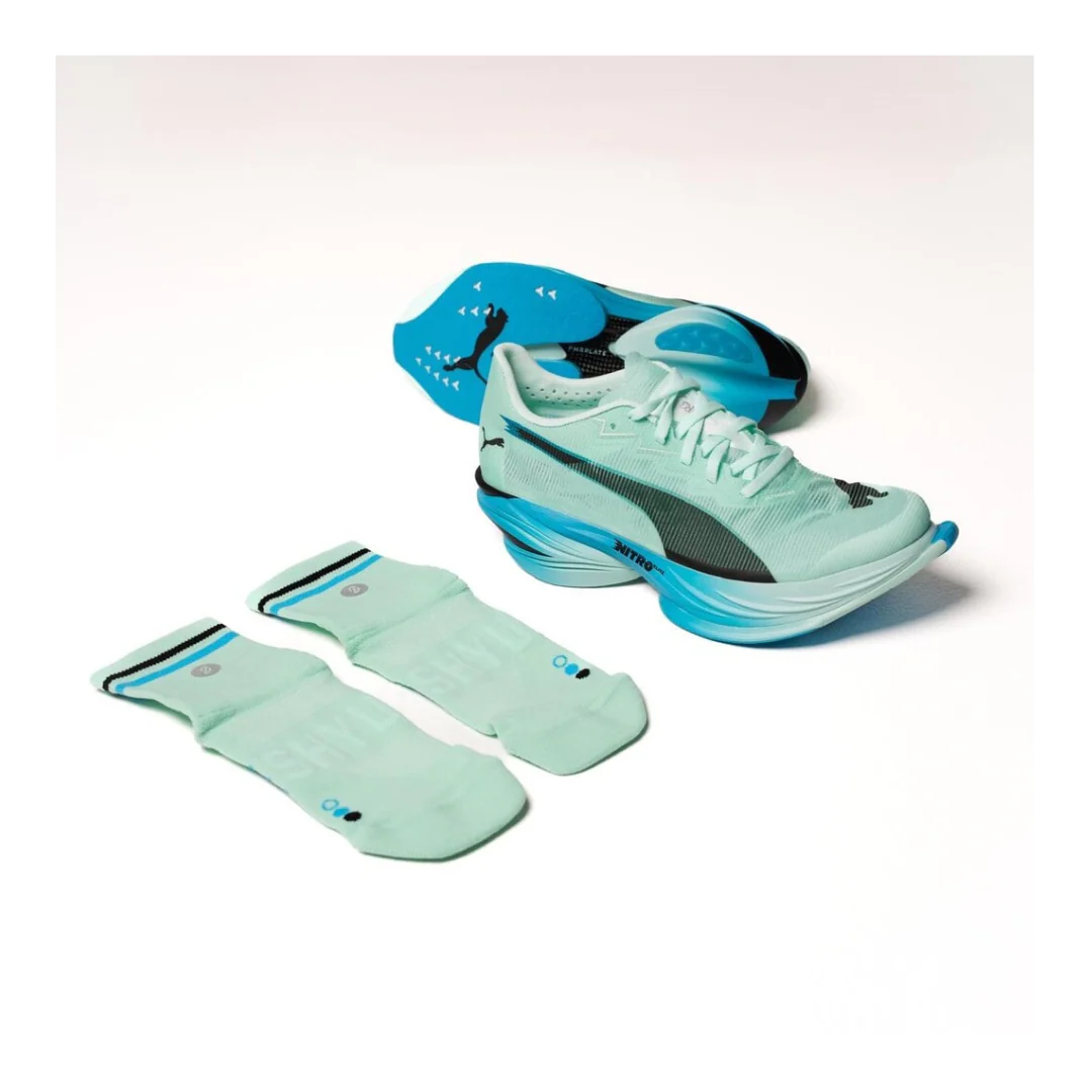 SHYU - Racing Socks - Aqua/Blue/Black - Image 3