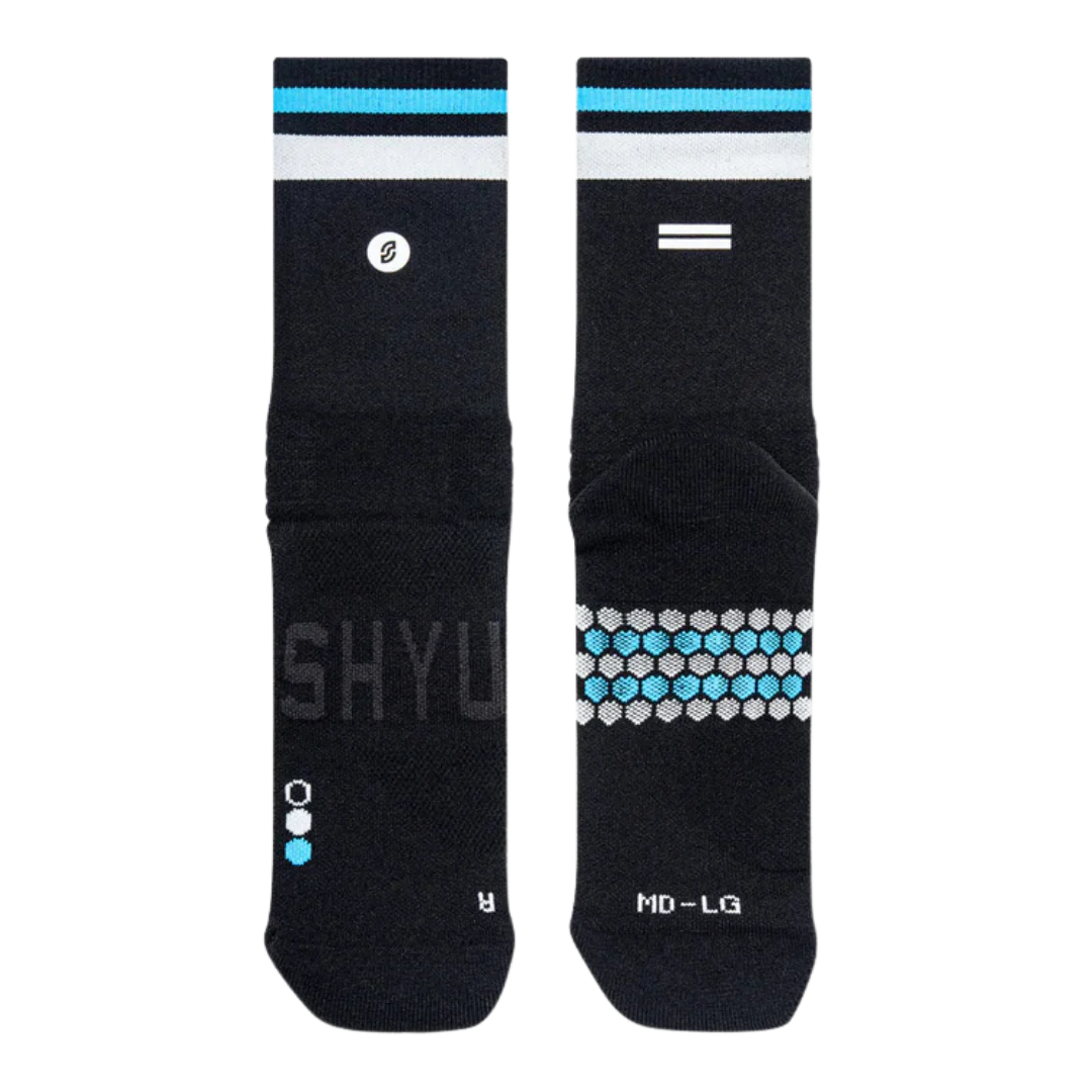 SHYU - Racing Socks - Black/Slate/Blue - Image 2