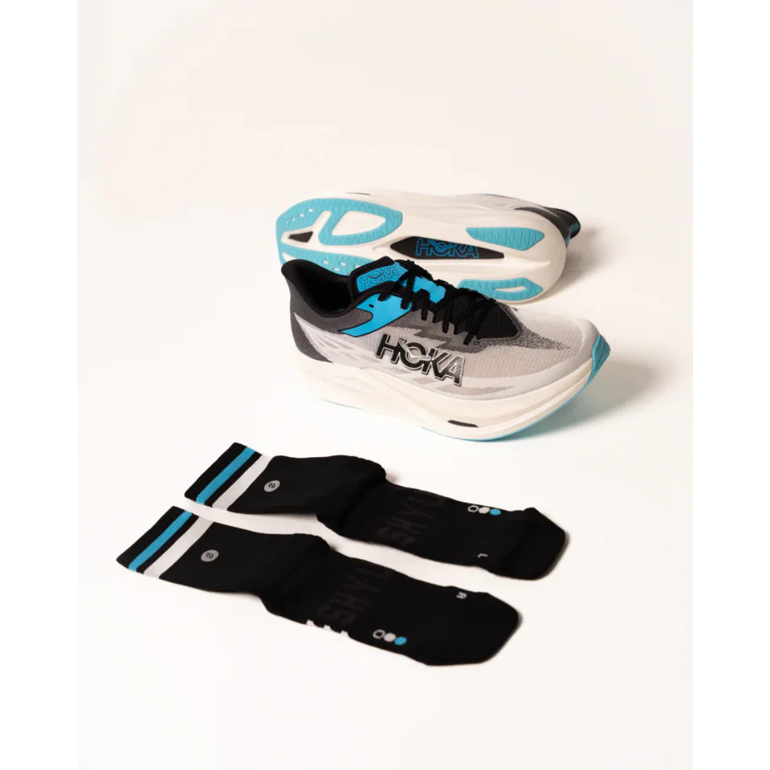 SHYU - Racing Socks - Black/Slate/Blue - Image 3