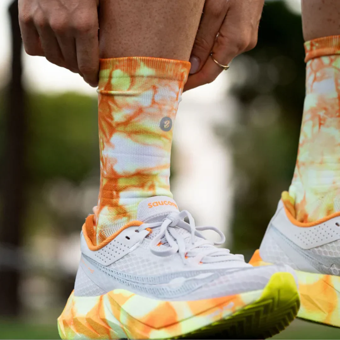 SHYU - Racing Socks - Orange/Zest/White - Image 3