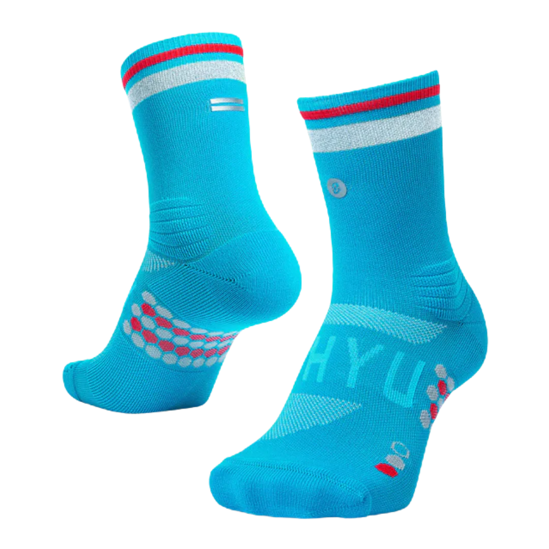 SHYU - Racing Socks - Sapphire/Chrome/Red