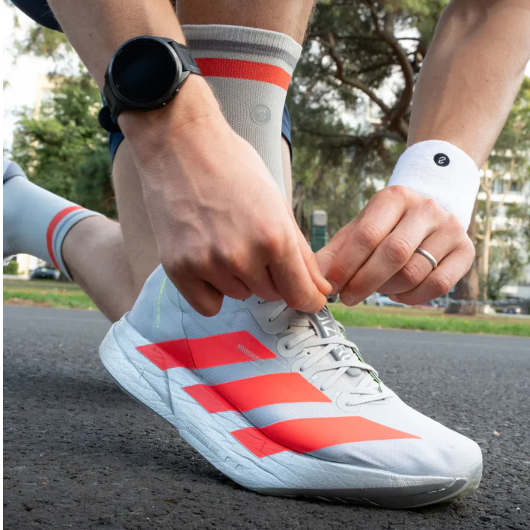 SHYU - Racing Socks - Silver/Red/Steel - Image 4