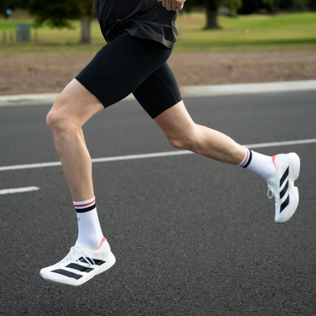 SHYU - Racing Socks - White/Black/Red - Image 4