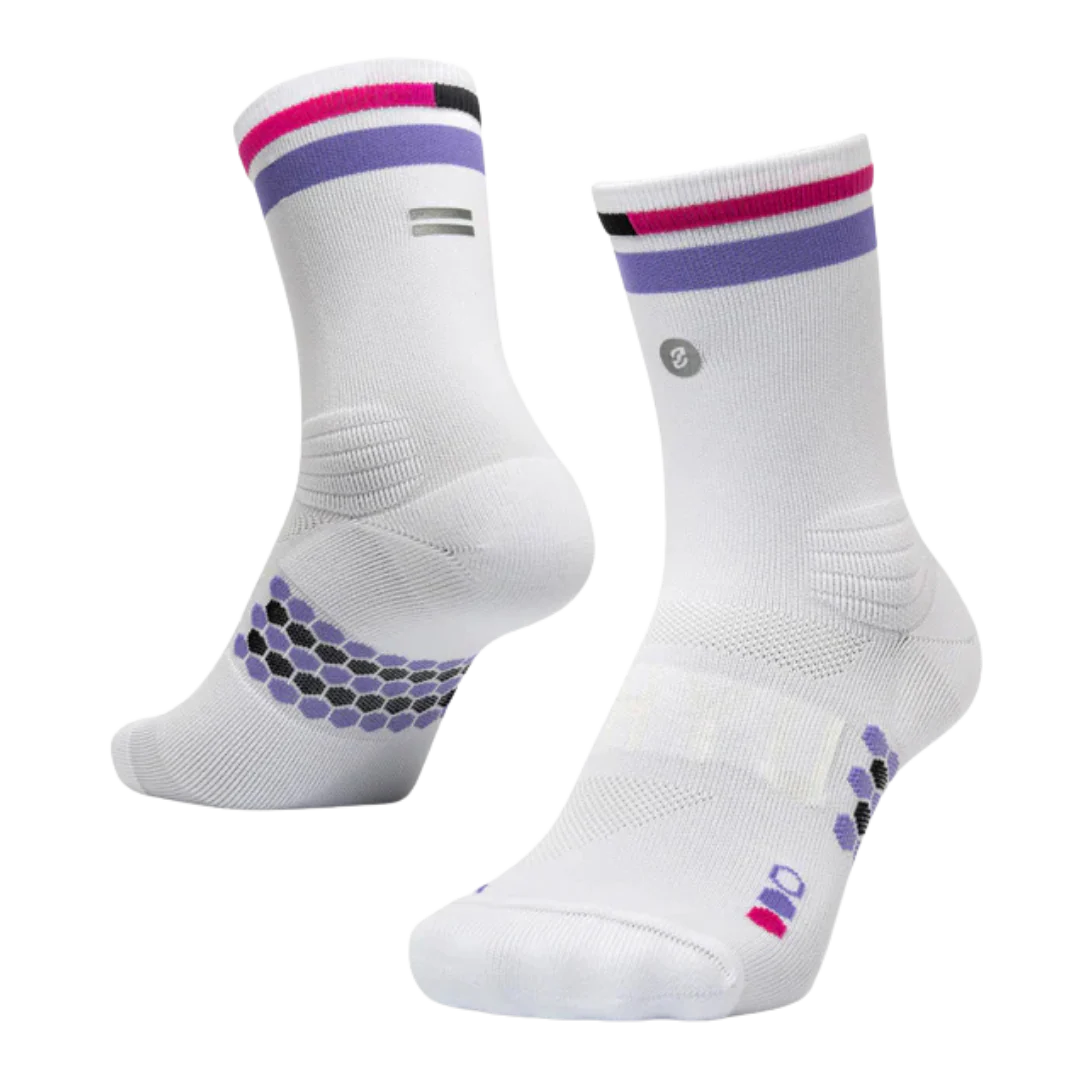 SHYU - Racing Socks - White/Lavender/Magenta