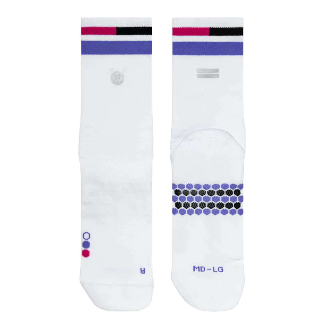 SHYU - Racing Socks - White/Lavender/Magenta - Image 2