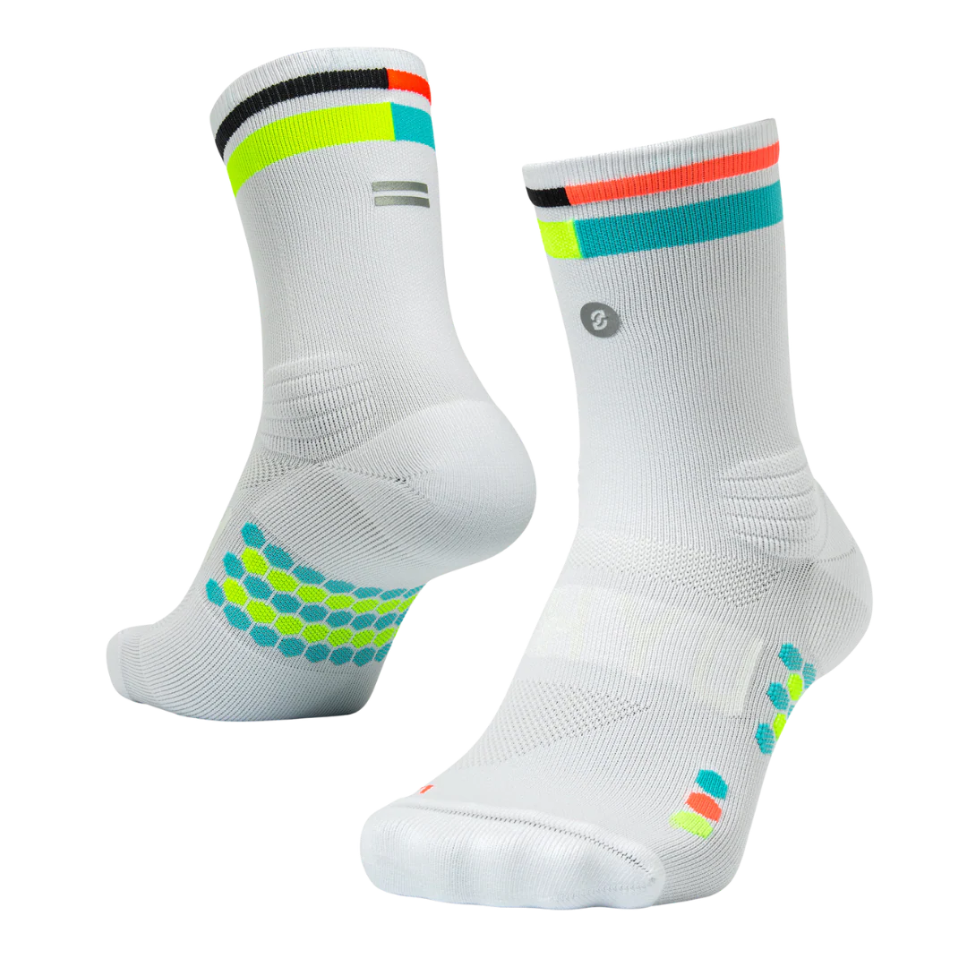 SHYU - Racing Socks - White/Mute/Ant
