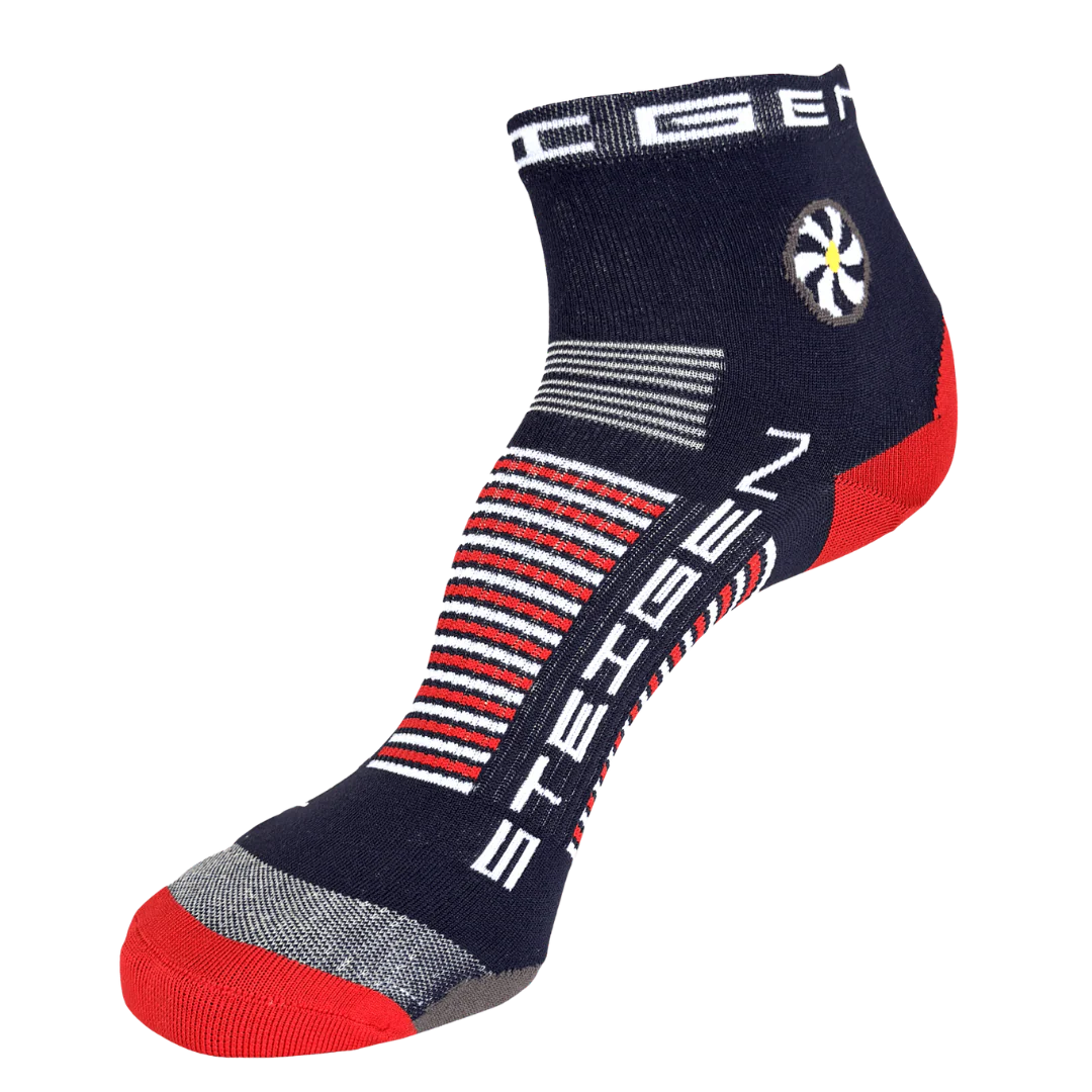 Steigen - Quarter Length Running Socks - Navy