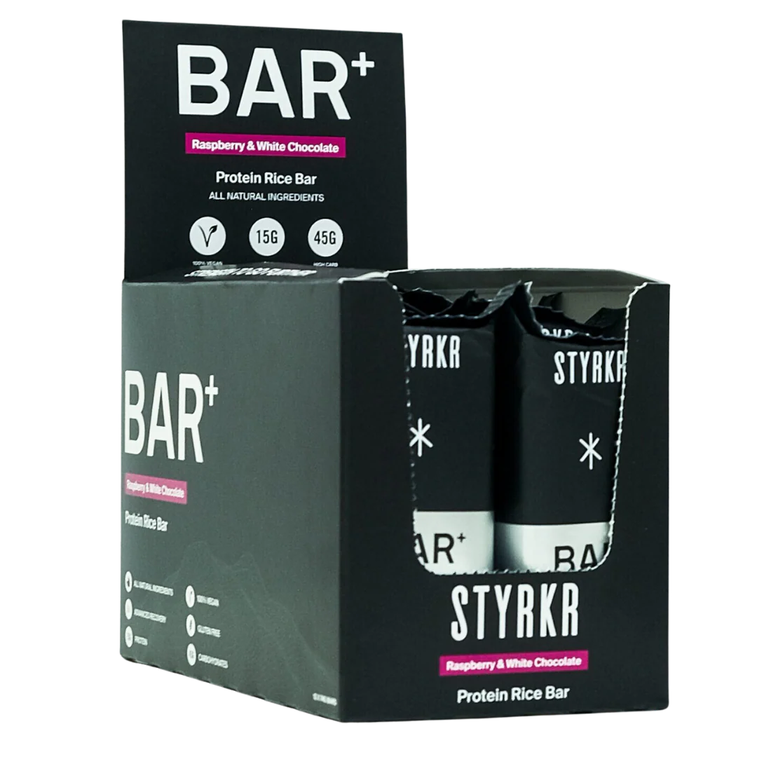 Styrkr - BAR+ Protein Rice Bar - Raspberry & White Chocolate - Image 3