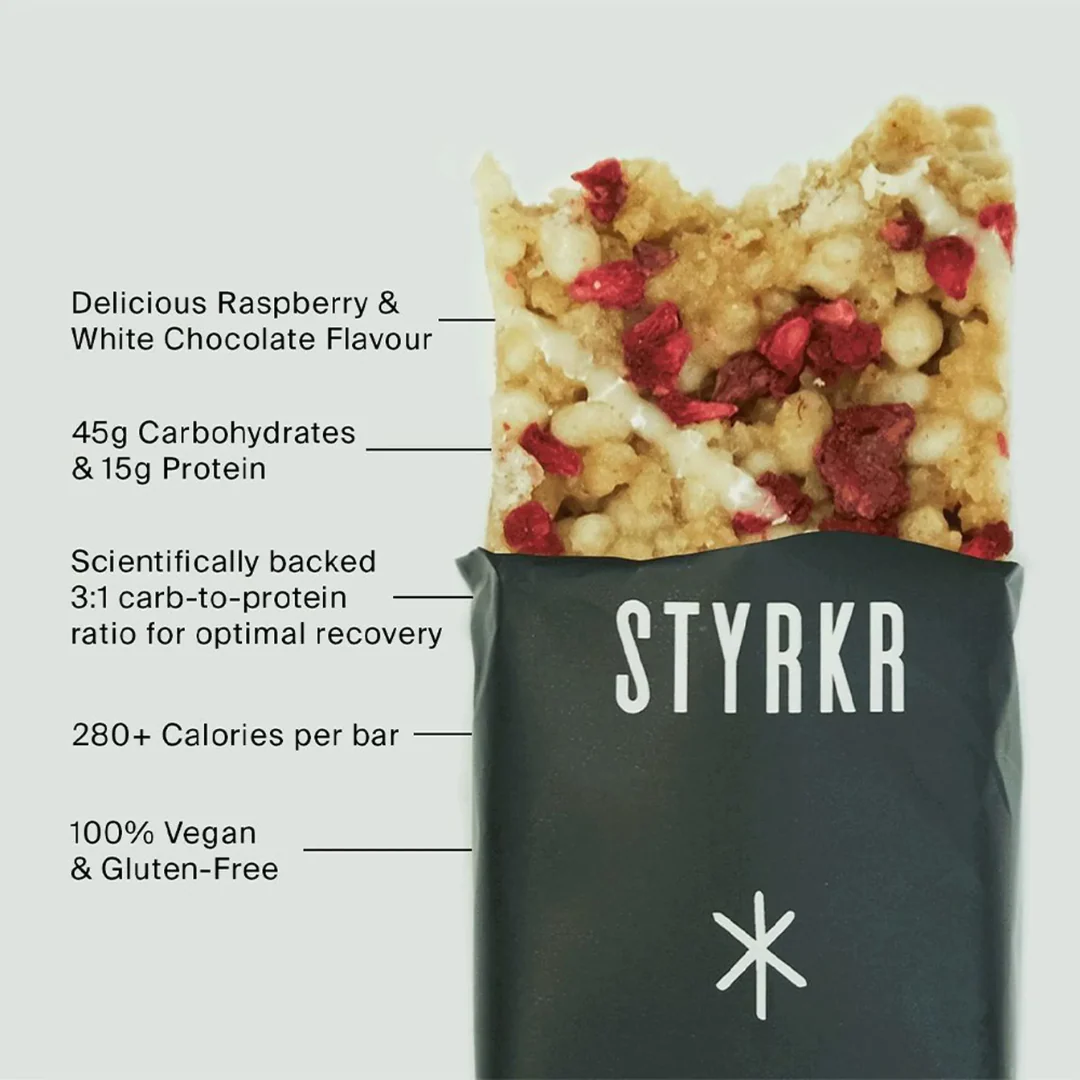 Styrkr - BAR+ Protein Rice Bar - Raspberry & White Chocolate - Image 4