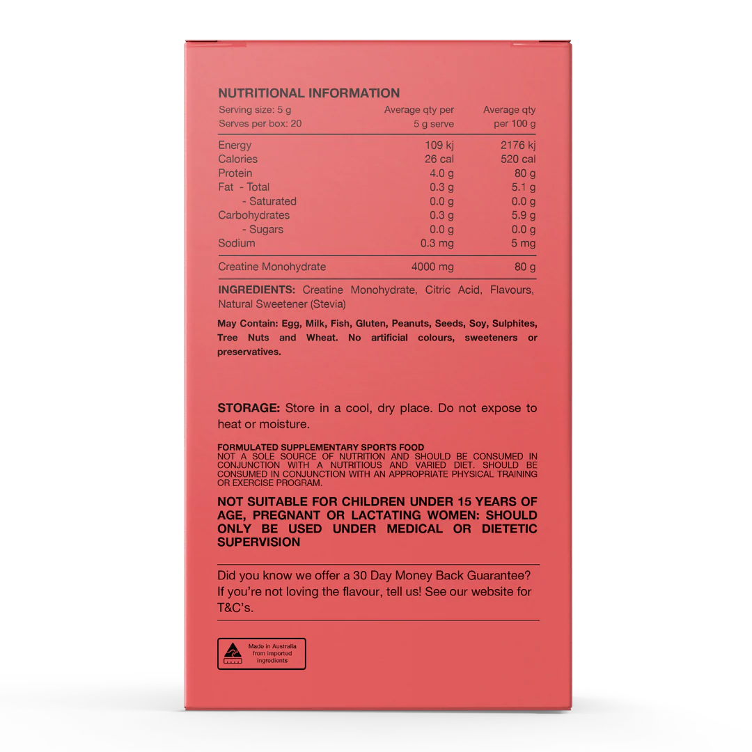 Switch Nutrition - Flavoured Creatine Sachets - Lime - Image 3