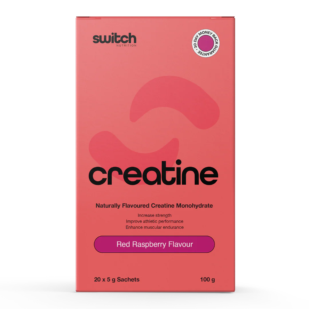 Switch Nutrition - Flavoured Creatine Sachets - Raspberry - Image 2