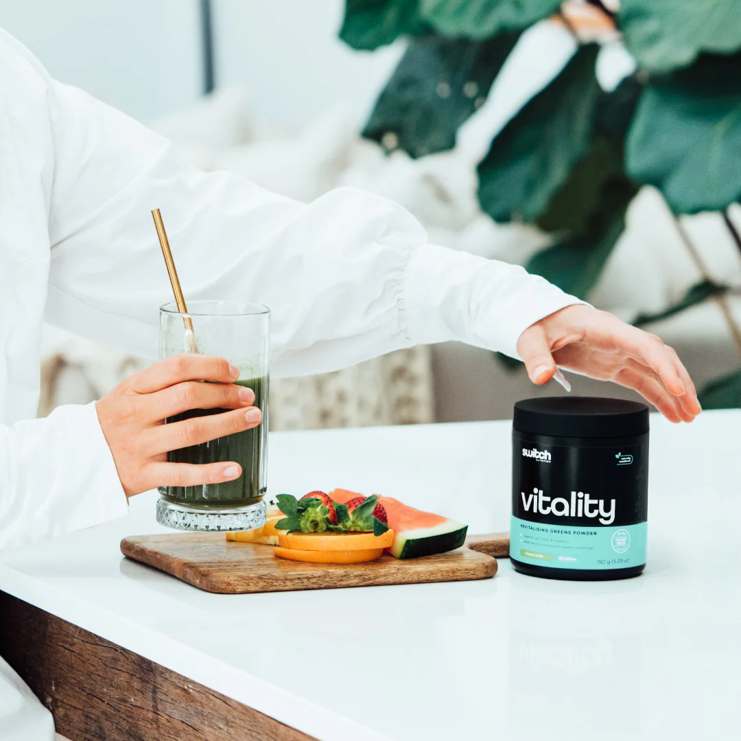 Switch Nutrition - Vitality Super Greens Powder - Sunshine Pineapple - Image 4