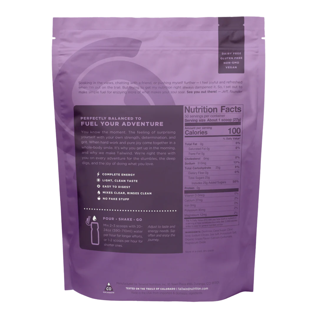 Tailwind Nutrition - Endurance Fuel Bag - Grape - Image 3