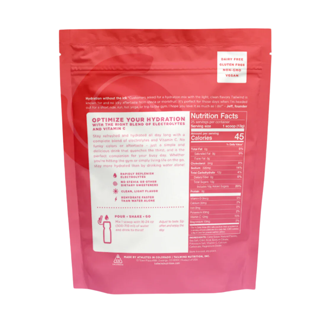 Tailwind Nutrition - Rapid Hydration Bag - Raspberry - Image 2