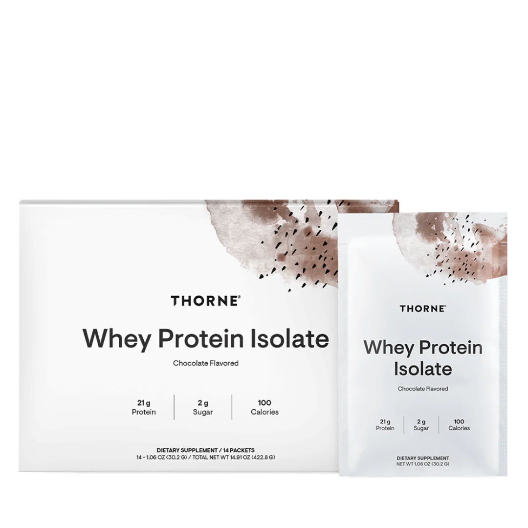 Thorne - Whey Protein Isolate Travel Packs - Chocolate